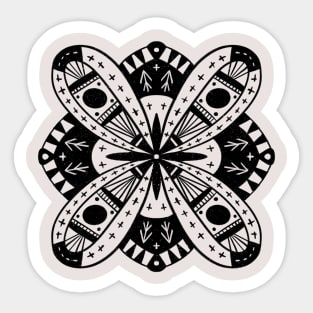 Joyful Winter Quadrant Bloom Sticker